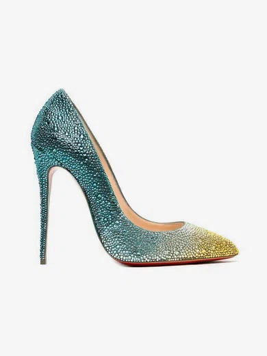 Women's Multi-color Real Leather Stiletto Heel Pumps #UKM03030737
