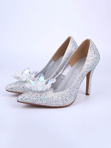 Women's Multi-color Sparkling Glitter Stiletto Heel Pumps #UKM03030860