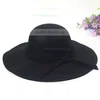 Black Wool Bowler/Cloche Hat #UKM03100033