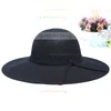 Black Wool Floppy Hat #UKM03100042