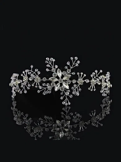 White Alloy Headbands #UKM03020044