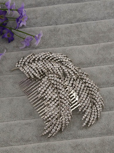 Silver Alloy Combs & Barrettes #UKM03020051