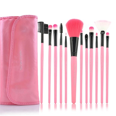 Nylon Professional Makeup Brush Set in 12Pcs #UKM03150009