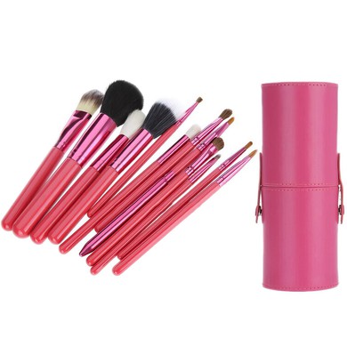 Nylon Professional Makeup Brush Set in 12Pcs #UKM03150012