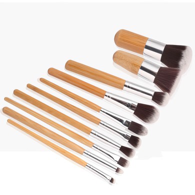 Nylon Professional Makeup Brush Set in 11Pcs #UKM03150016