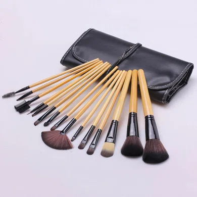 Nylon Professional Makeup Brush Set in 15Pcs #UKM03150017