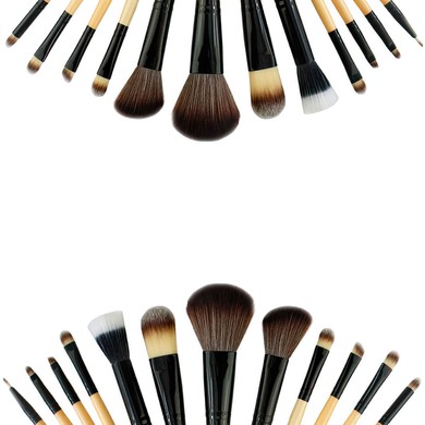 Nylon Professional Makeup Brush Set in 12Pcs #UKM03150020