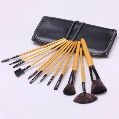 Artificial Fibre Professional Makeup Brush Set in 12Pcs #UKM03150025