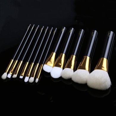 Nylon Professional Makeup Brush Set in 12Pcs #UKM03150030