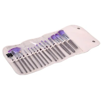 Artificial Fibre Travel Makeup Brush Set in 16Pcs #UKM03150053