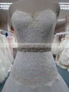 Latest Princess Ivory Organza Lace with Beading Sweetheart Wedding Dresses #UKM00020607