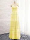 Elegant A-line Sweetheart Chiffon with Flower(s) Lavender Bridesmaid Dresses #UKM01012735