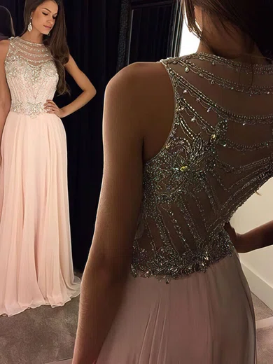 Light pink and gold prom clearance dresses