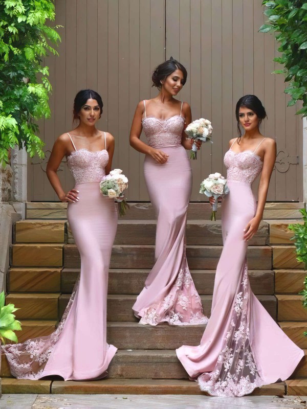 Trumpet mermaid hot sale bridesmaid dress