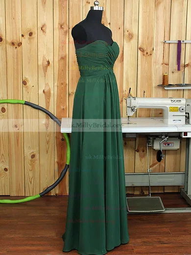 Green chiffon dress outlet uk