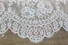 Trumpet/Mermaid Scoop Neck Chiffon Floor-length Lace Open Back Famous Wedding Dresses #UKM00022545