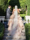 Princess Sweetheart Tulle Cascading Ruffles Court Train Glamorous Wedding Dresses #UKM00022747
