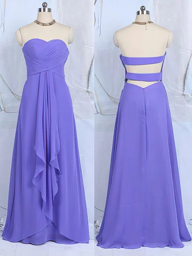 Lilac chiffon bridesmaid on sale dress