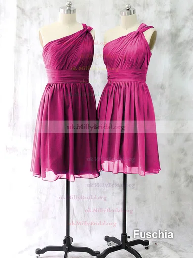 Royal blue and outlet fuchsia bridesmaid dresses