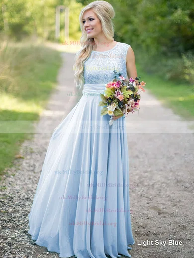 Blue lace clearance bridesmaid dress