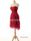Online Sweetheart Lavender Ruffles Chiffon Short/Mini Bridesmaid Dress #UKM01012825