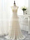 Famous Sweetheart Chiffon Sweep Train Ruffles Sage Bridesmaid Dress #UKM01012826