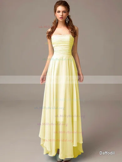 Light yellow 2024 chiffon dress