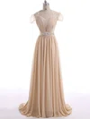 Sweetheart Covered Button Lace Chiffon Sashes / Ribbons Ruffles Floor-length Mother of the Bride Dresses #UKM01021600