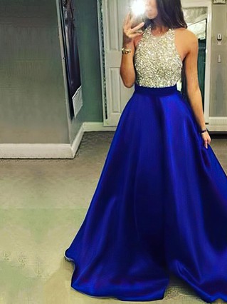 Blue Prom Dresses UK, Dark Navy, Light & Royal Blue Prom Gowns Online ...