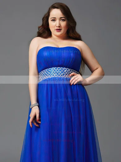 Royal blue plus outlet size ball gowns