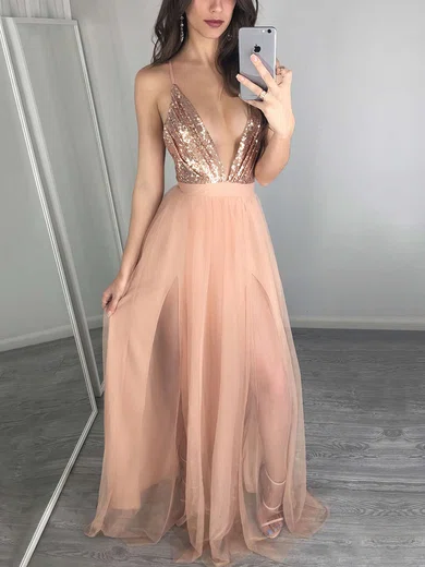 Rose gold 2024 grad dresses