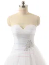 Ball Gown Sweetheart Tulle with Ruffles Sweep Train Wholesale Wedding Dresses #UKM00022816