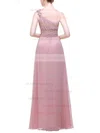 Chiffon One Shoulder A-line Floor-length with Flower(s) Bridesmaid Dresses #UKM01013442