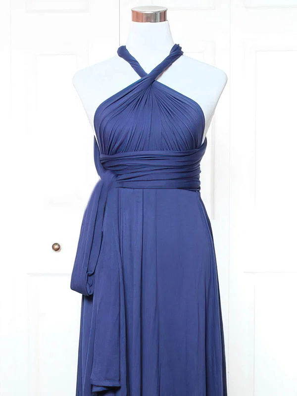 Jersey V-neck A-line Short/Mini with Ruffles Bridesmaid Dresses #UKM01013143