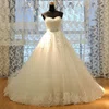 Ball Gown Sweetheart Tulle Court Train Wedding Dresses With Beading #UKM00023022