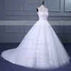 Tulle Sweetheart Ball Gown Court Train with Appliques Lace Wedding Dresses #UKM00023048