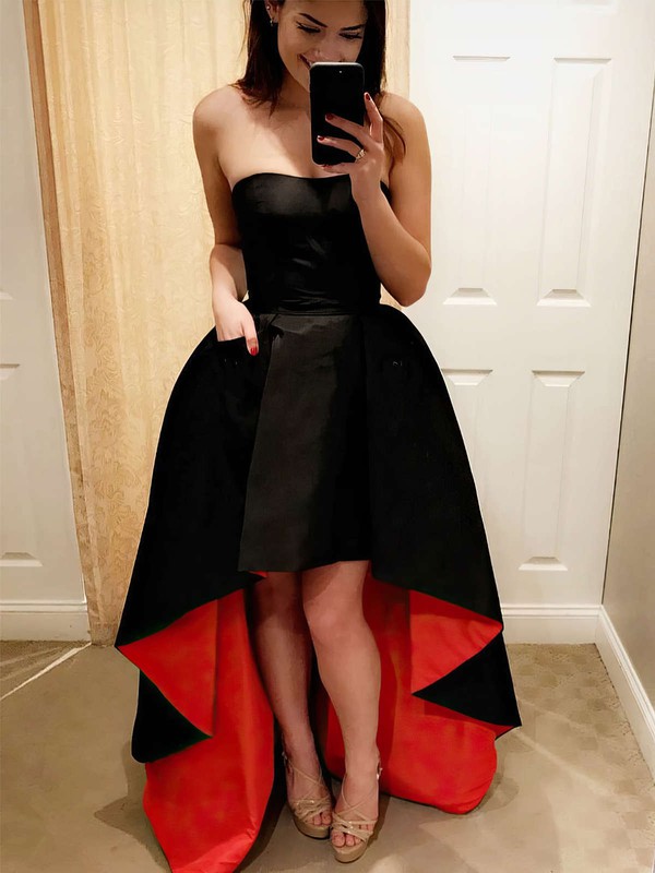 black prom dress high low