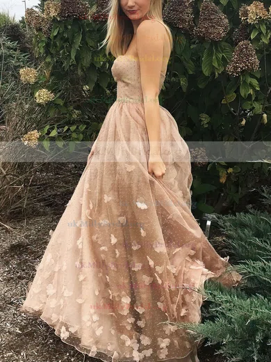 tulle flower dress prom