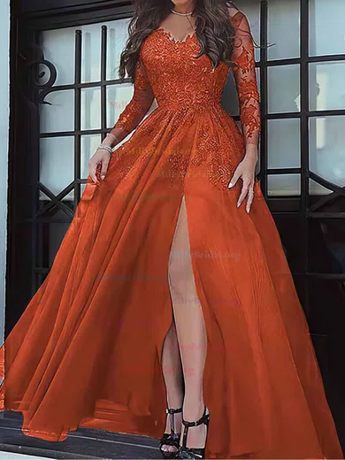 Rust hotsell prom dress