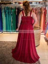 Chiffon Sweetheart A-line Floor-length Beading prom dress #UKM020105984
