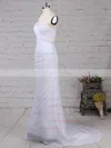 Chiffon Sweetheart Trumpet/Mermaid Sweep Train Beading Wedding Dresses #UKM00023292