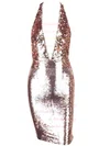 Sheath/Column V-neck Sequined Short/Mini Prom Dresses #UKM020106185