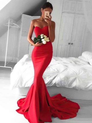 Cheap Light or Dark Red Bridesmaid Dresses UK by uk.millybridal