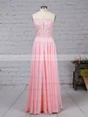 A-line Sweetheart Chiffon Floor-length Appliques Lace Prom Dresses #UKM020105072