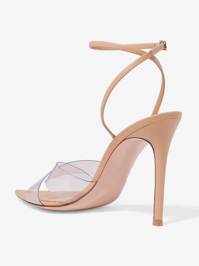 Women's Pumps Stiletto Heel Leatherette Wedding Shoes #UKM03030864
