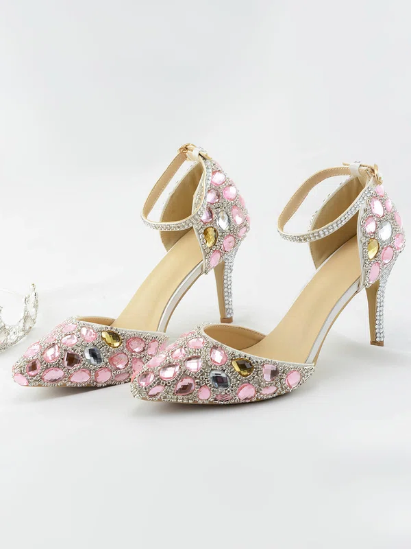 Women's Pumps Cone Heel Leatherette Wedding Shoes #UKM03030914
