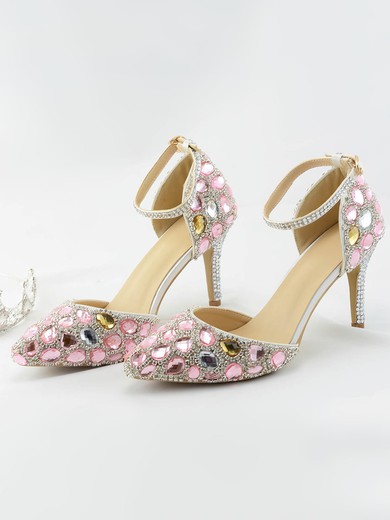 Women's Pumps Cone Heel Leatherette Wedding Shoes #UKM03030914