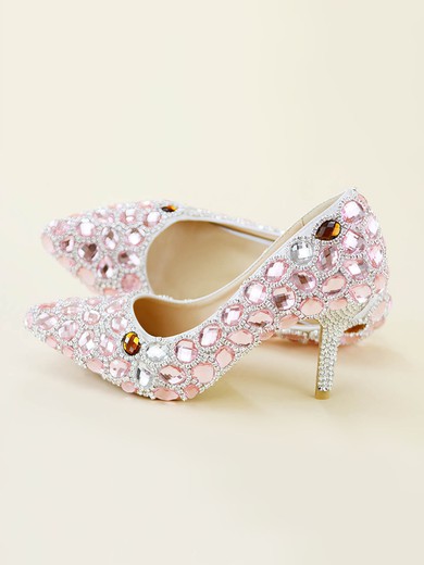 Women's Pumps Cone Heel Leatherette Wedding Shoes #UKM03030917