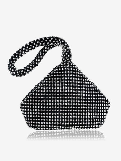 Black Wedding Crystal/ Rhinestone Crystal/ Rhinestone Personalized Handbags #UKM03160298