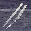 Ladies' Crystal Silver Pierced Earrings #UKM03080168